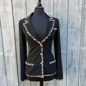 CHANEL: Very Rare Mixed Stone Trim Jacket